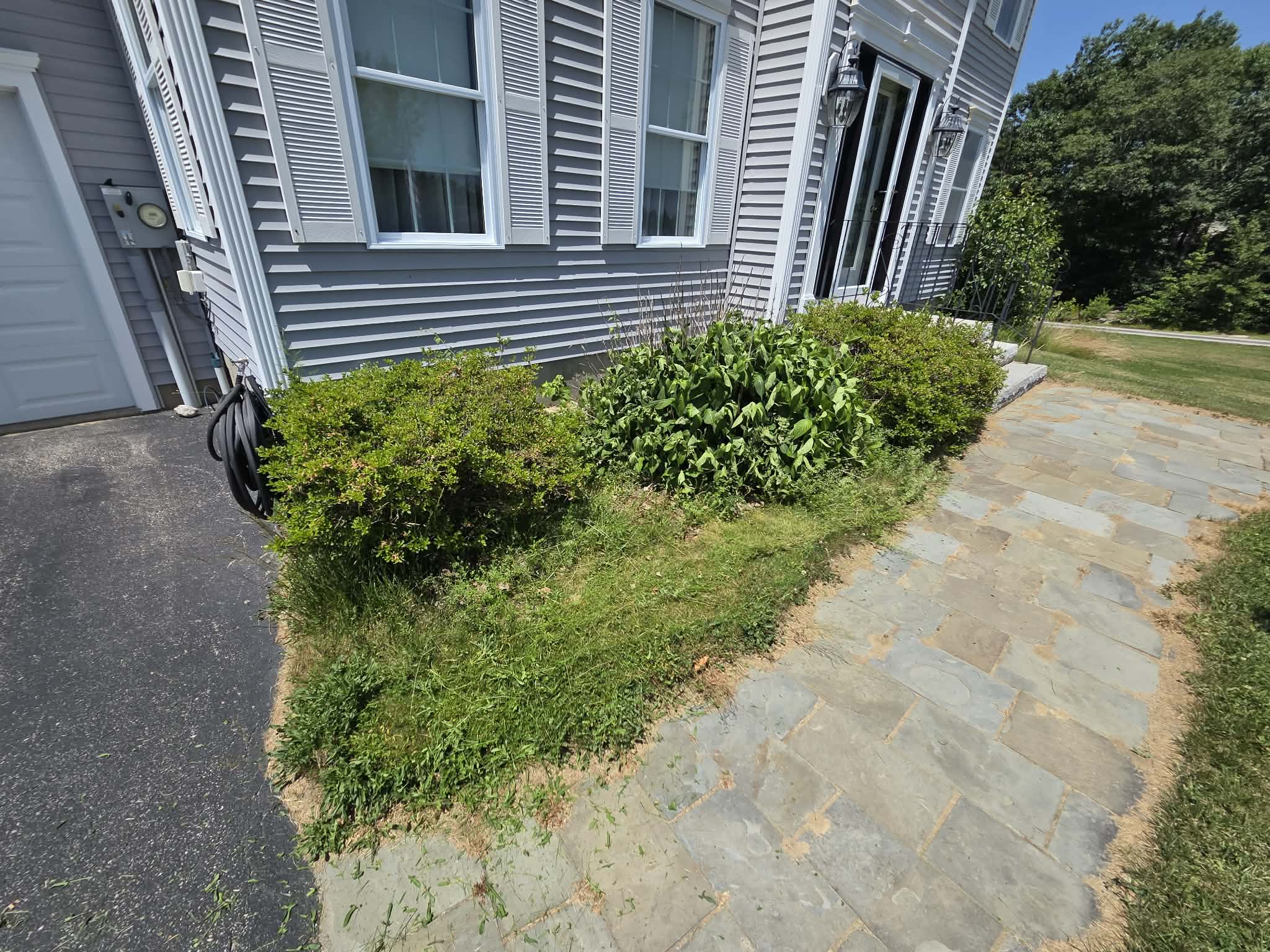 RK Outdoor Services excavation project before work